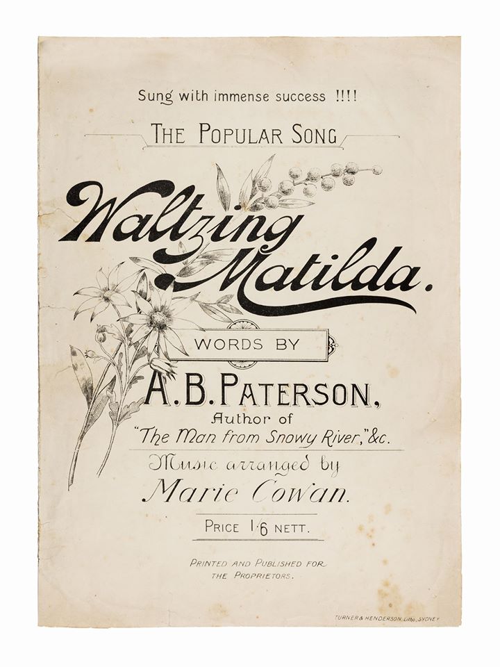 Waltzing Matilda song book